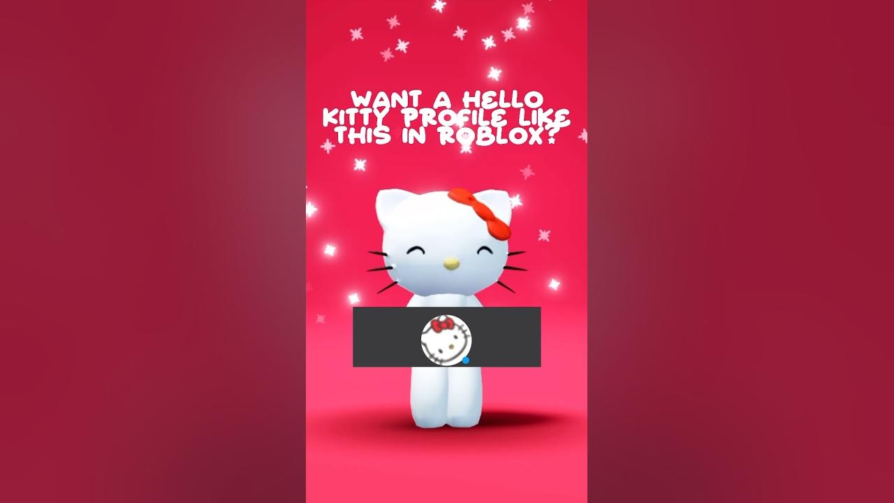 how to get profile pictures that are cute in hello kitty themed on Roblox｜TikTok  Search