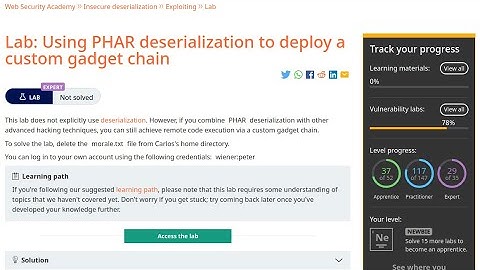 Web Security Academy | Insecure Deserialization | 10 - Using Phar To Deploy A Custom Gadget Chain