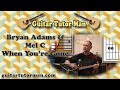 When You're Gone - Bryan Adams & Mel C - Acoustic Guitar Lesson (easy-ish)