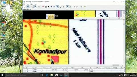 how to georeference toposheet image/jpg map  in erdas imagine 2013/2014/2015 and 2016