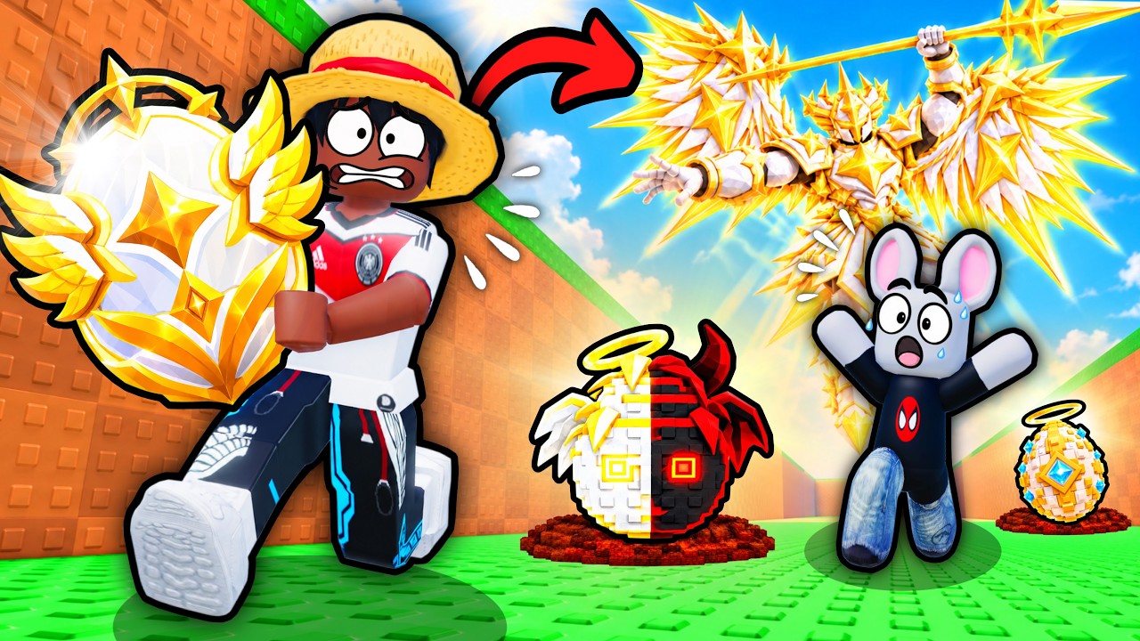 ATUALIZAÇÃO ANJOS vs DEM0NIOS no ROUBE UM OVO COM O LARRYZINHO!