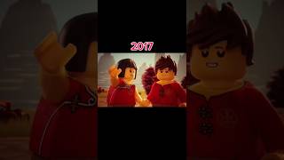 Kais Flashbacks 2017 vs 2024 #legoninjago #ninjago #edit #shorts