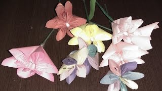 DIY! Поделки оригами цветы из бумаги! Crafts origami flowers made of paper DIY! Поделки оригами цветы из бумаги! Crafts origami flowers made of paper