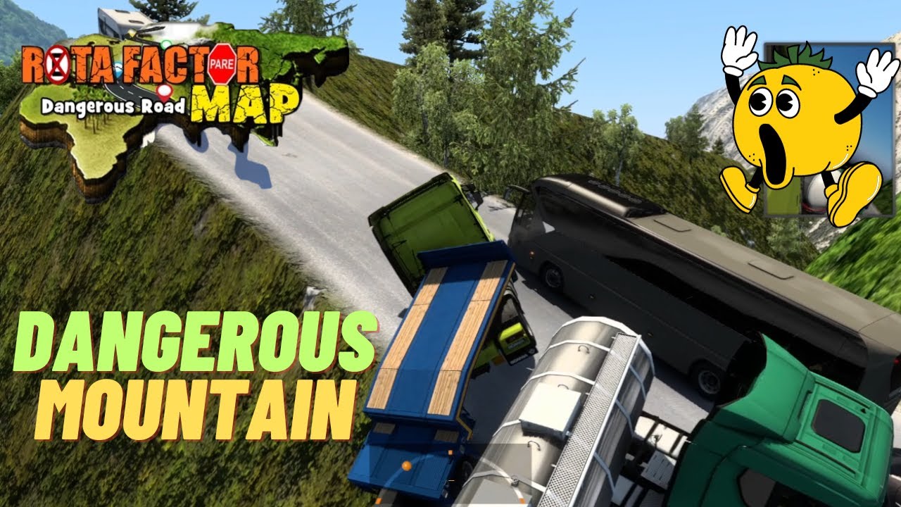 Els2 Rota Factor Map The Danger of ETS 2 Rota Factor Map: Mountain Accident - YouTube