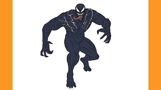 How To Draw Venom Full Body Venom Let There Be Carnage