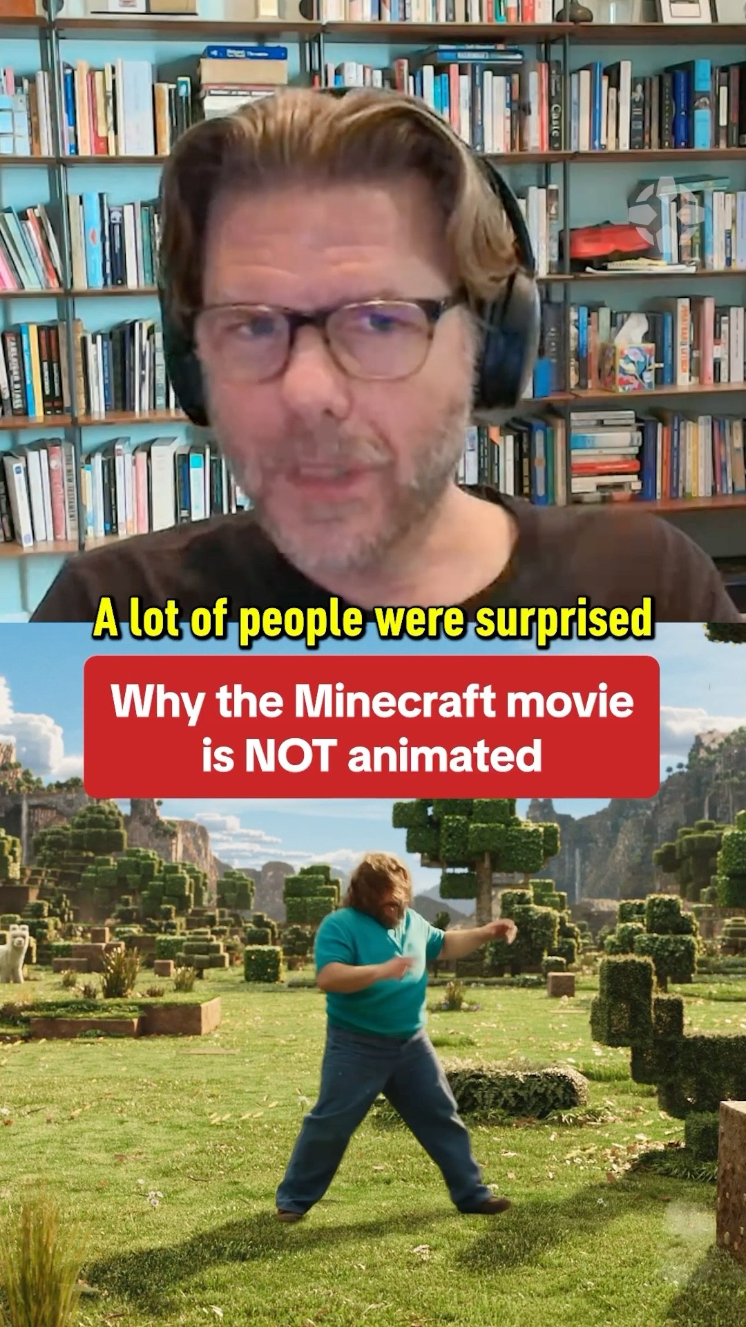 The reason why the Miencraft Movie is live-action and NOT an animated film! #minecraft #movie
