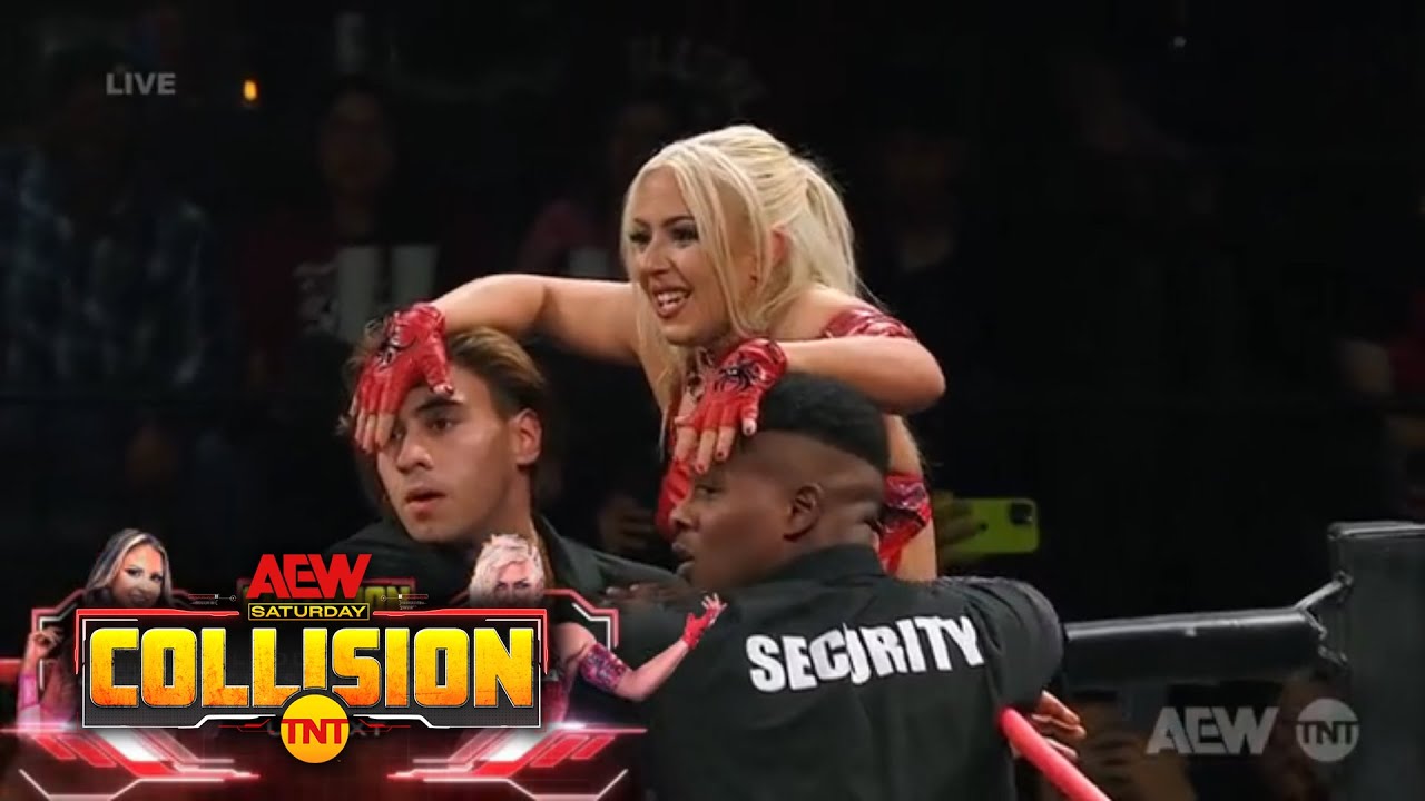 «Джулия Харт и Текла НАПАДАЮТ на Джейми Хейтера после шокирующего матча AEW — начинается хаос!»