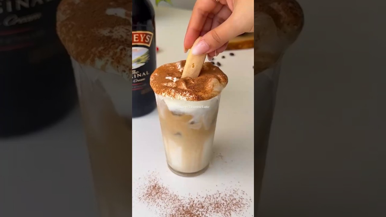 Easy tiramisu latte at home