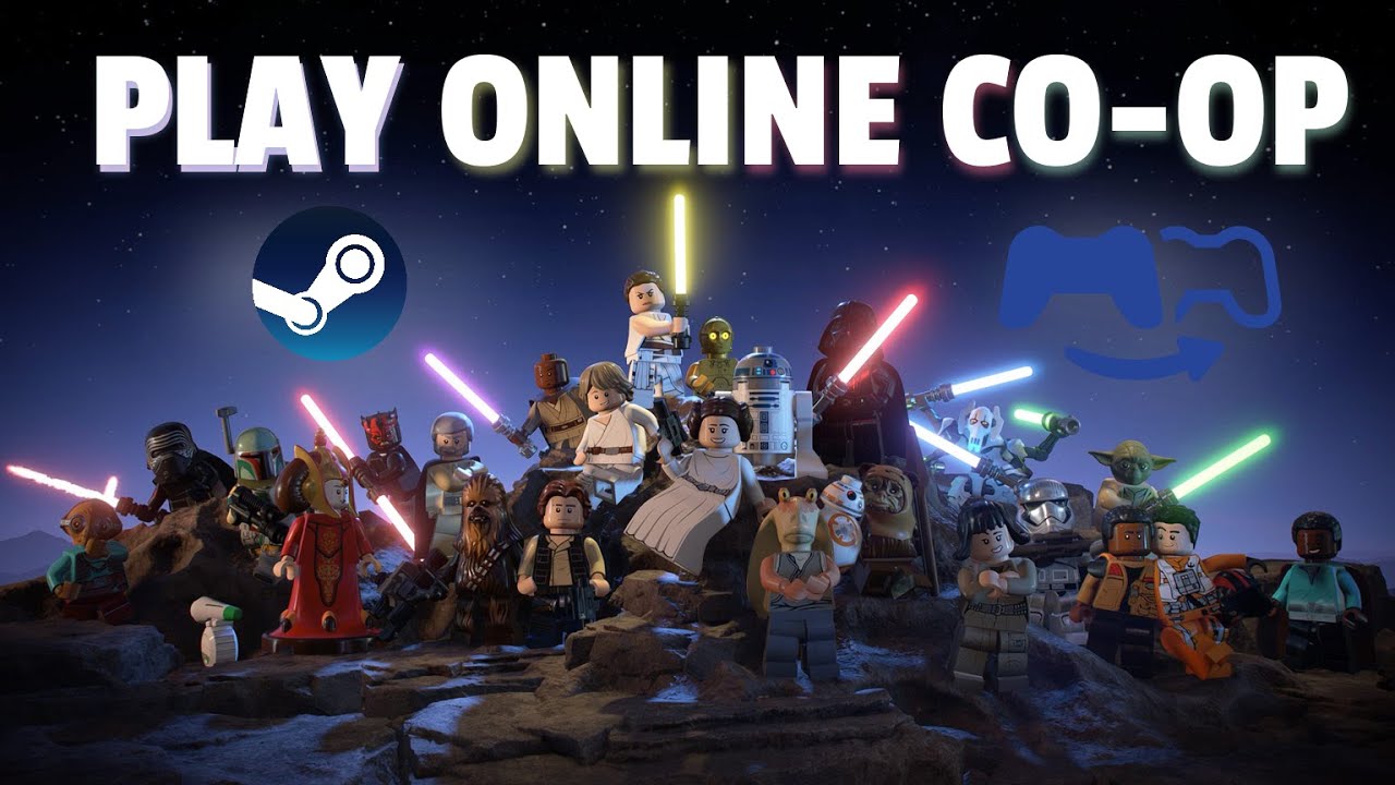 How to do Online Co-Op in LEGO Star Wars game | SSTP - YouTube