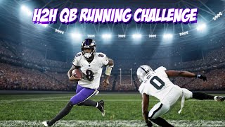 H2H QB Running Challenge #madden #madden24 #football #nfl #baltimore #ravens #lamarjackson #lamar