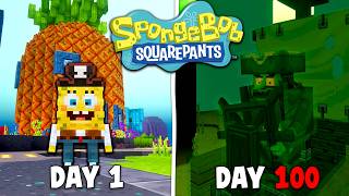 100 Days Minecraft Hardcore Spongebob Biome