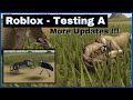 Roblox - Testing A UPDATE - NEW lion pounce - Carry hare/fish + Hare Hunting