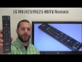 LG MKJ42519625 Remote Control - www.ReplacementRemotes.com