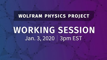 Wolfram Physics Project: Working Session Friday, Jan. 3, 2020 [Dimensions, Manifolds & Schwarzchild]
