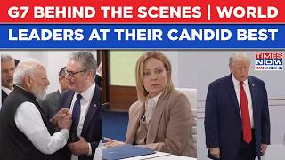 G7 Behind The Scenes | Italy's Meloni's 'Stare' | India's Modi Hugs UK's Starmer | Trump's Arrival