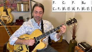 Jazz Guitar Lesson: Exploring a Barney Kessel Intro &quot;Back Home Again In Indiana&quot;
