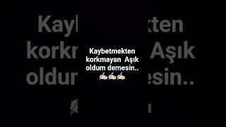 Kaybetmekten korkmak da aşka dahildir..✍🏻✍🏻...#keşfet #keşfetbeniöneçıkar