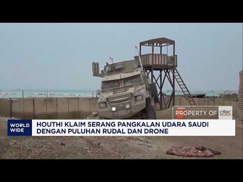 Houthi Attack Saudi Airbase with Dozens of Missiles