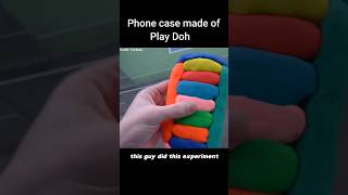This is a phone cover made of Play Doh 👀