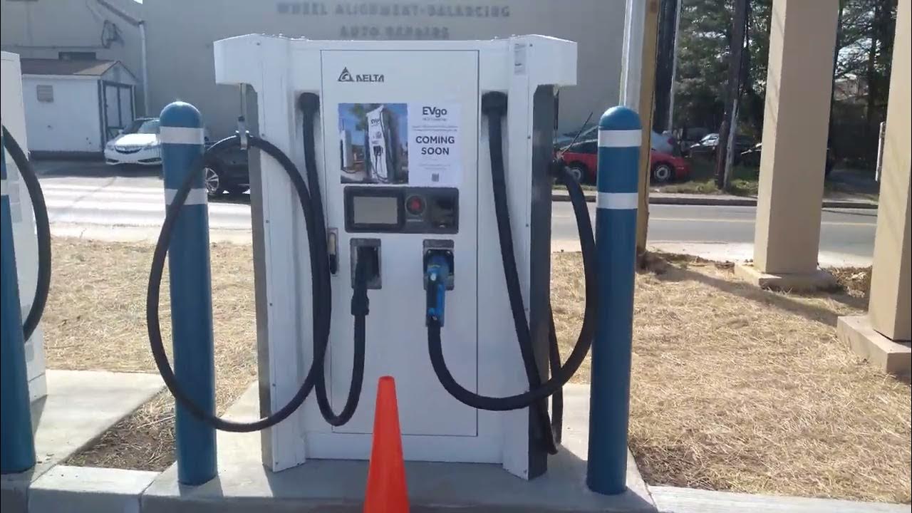 EVGO electric car chargers Wawa chester pike pa YouTube