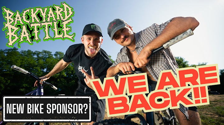 Wir sind zurück!!! mit neuem Bike SPONSOR + Backyard Battle Event😱😈‼️