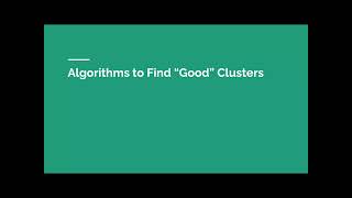 Spectral Clustering