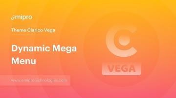Dynamic Mega Menu | Clarico Vega V15
