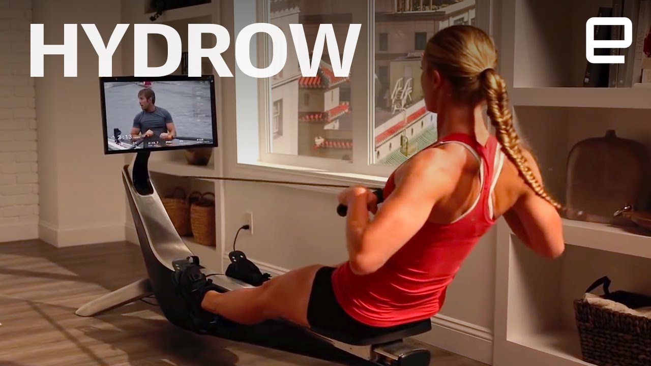 Hydrow First Look: Peloton of rowing machines - YouTube
