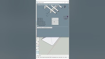 Ridge Rafters,Rafters and Battens. Making tricks using1001bit plugin.check comment box for plugin.