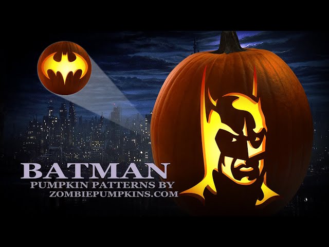 Batman Pumpkin Pattern by ZombiePumpkins.com - YouTube batman-pumpkin-pattern-by-zombiepumpkins-com-youtube