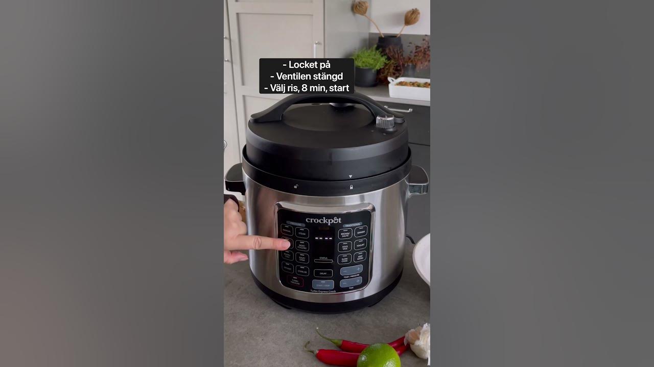 Diadonna kokar ris i Crockpot Turbo Express YouTube