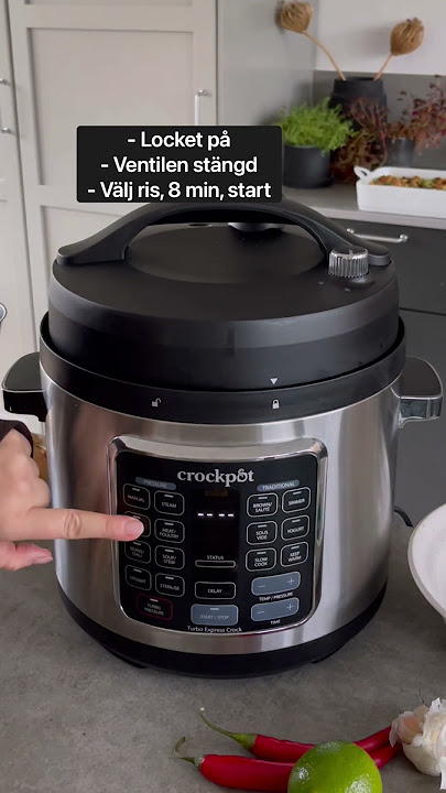 Amazing meals in minutes with Crockpot® Express Pressure Multicooker 