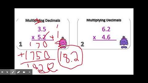 Multiplying Decimals - Google Slides