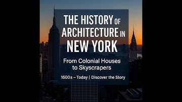 History of Architecture in New York City 🏙️ From Colonial Houses to Modern Skyscrapers