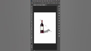 How to create bottle shadow in photoshop #photoshoptutorial #shadow   #viral #shortvideo