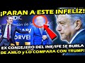 YA BASTA ¡ EX CONSEJERO INE / IFE SE BURLA DE AMLO y COMPARA FRAUDE DE EEUU TRUMP y BIDEN CON 2006 !