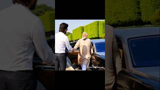 Actor Allu Arjun And Narendra Modi Shake Hande