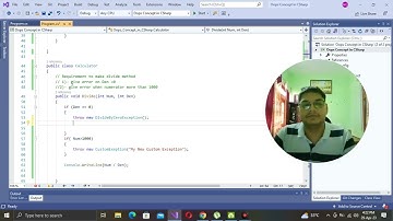 Custom Exception Handling c# English
