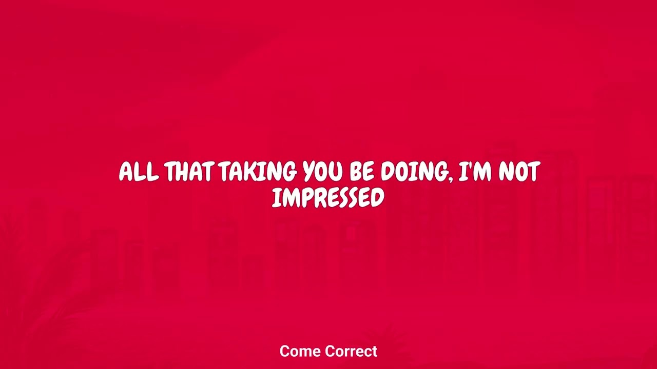 Watch Dess Dior - Come Correct (Lyrics) on YouTube Watch Dess Dior - Come Correct (Lyrics) on YouTube