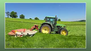 Grass harvest at Hele Payne Farm