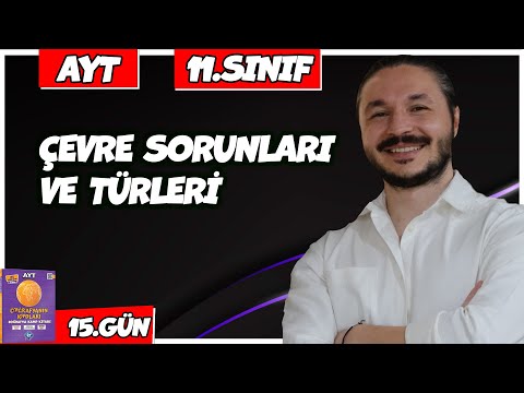 🌍 ÇEVRE SORUNLARI VE TÜRLERİ KONU ANLATIMI 🔴27 Günde AYT Coğrafya - 15 🟡11.sınıf coğrafya - 15