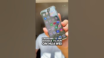 Heb mijn HUAWEI aan de praat gekregen met Google met deze gratis apps #shorts #huawei #google