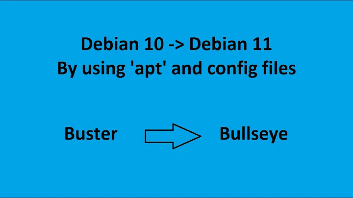 Update Debian 10 to Debian 11