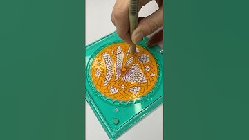 Perfect ASMR Spirograph Art for Relax! #art #shorts #spirograph #satisfying #asmr #trending #relax