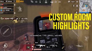 CUSTOM ROOM HIGHLIGHTS || PUBG MOBILE ||