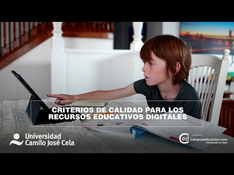 Criterios de calidad para los recursos educativos digitales