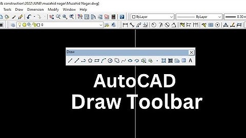 AutoCAD Draw Toolbar Drawing || AutoCAD Bangla Tutorial 2023 || AutoCAD Course Bangla Tutorial 2023