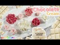 Chocolate Cream Recipe for piping flowers