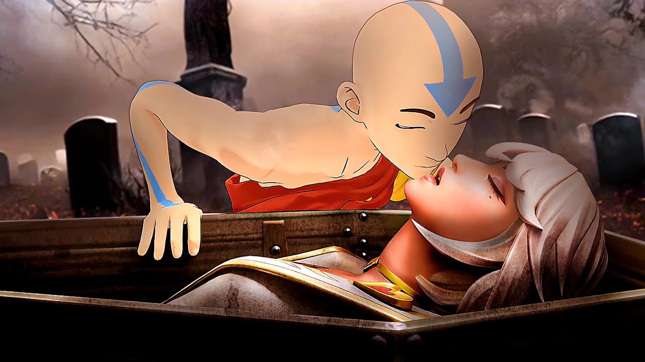 Aang's KISS of LIFE to save his TRUE LOVE Aphrodite.. Fortnite