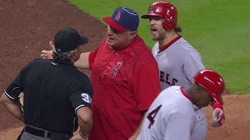 LAA@HOU: Cowgill ejected after strikeout